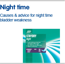 Night time incontinence